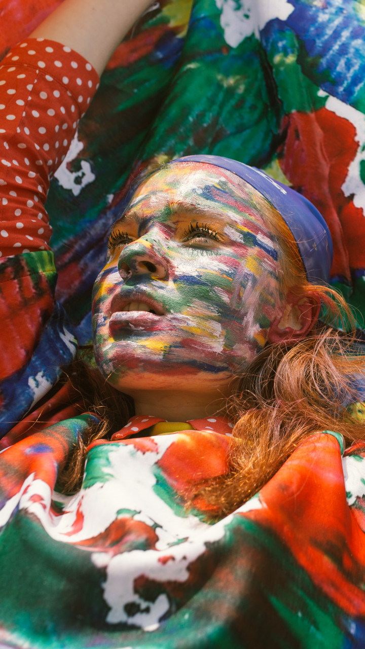 Woman With Face Paint