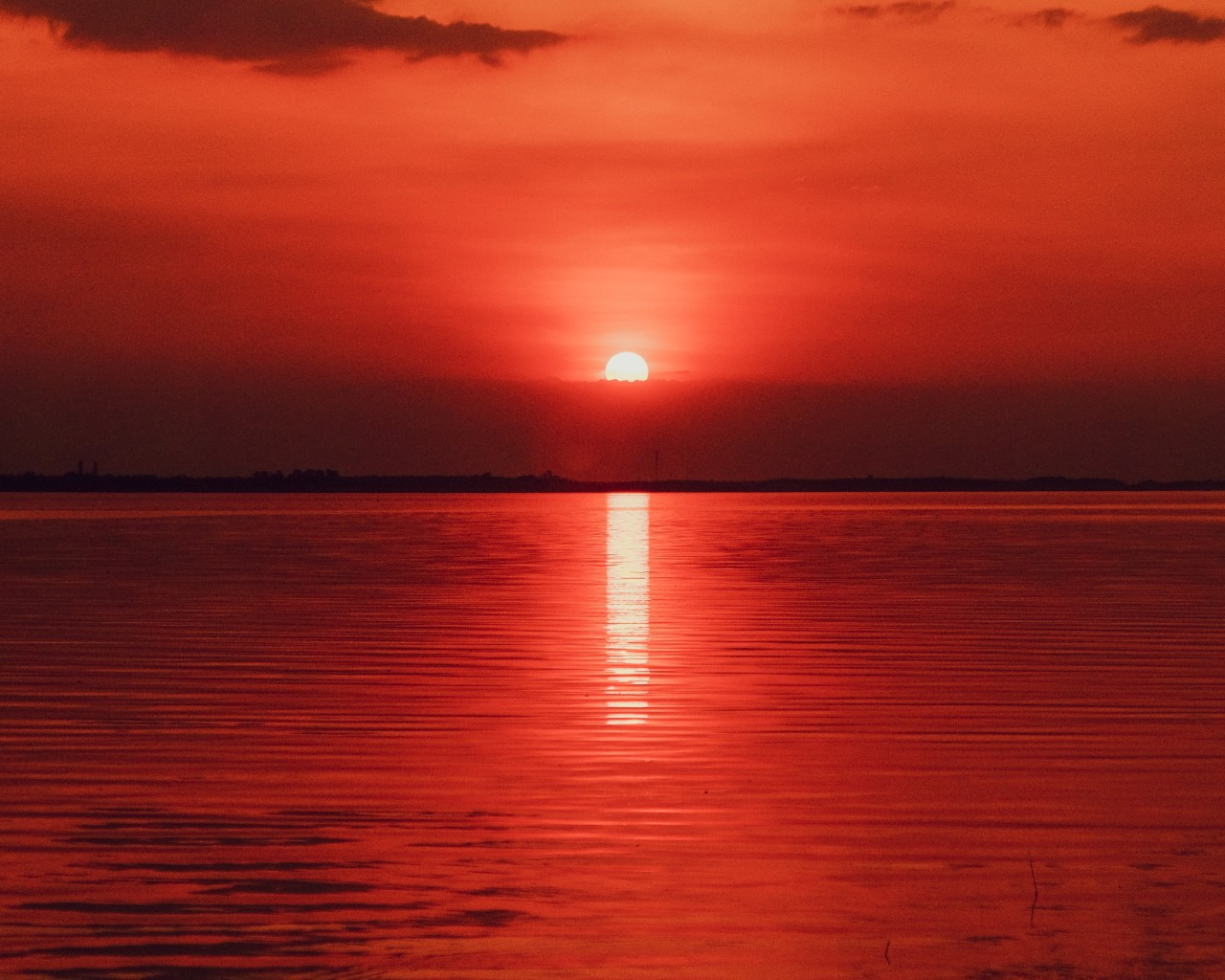 Body of Water during Sunset