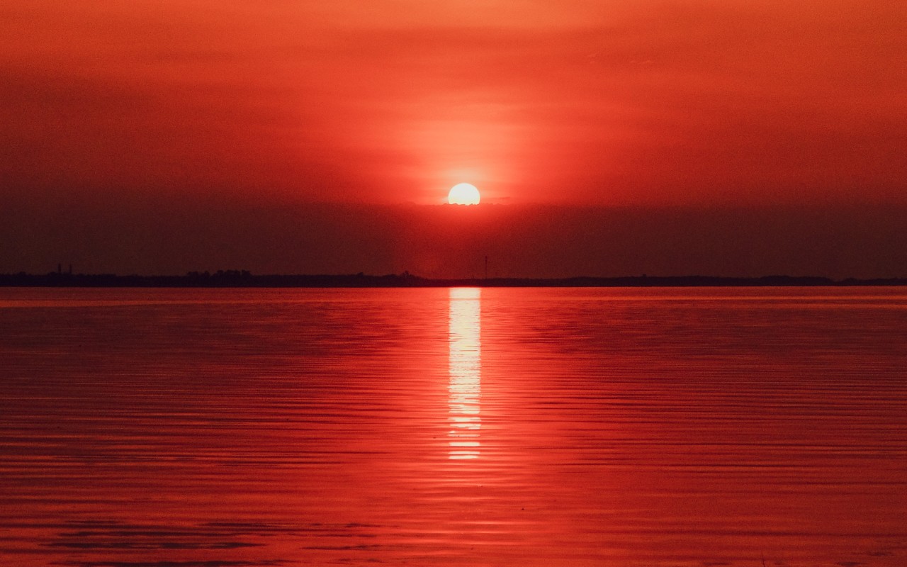 Body of Water during Sunset