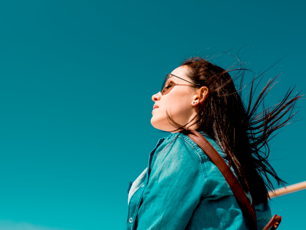Woman In A Blue Jacket