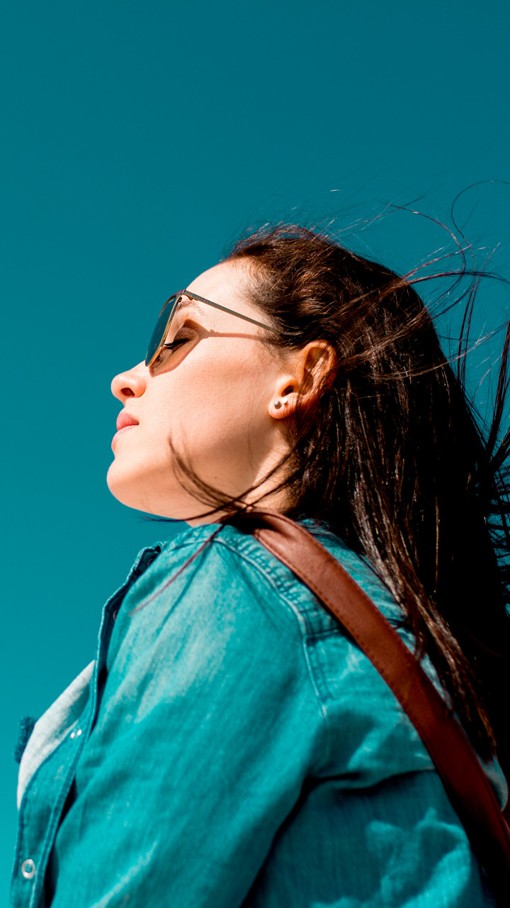 Woman In A Blue Jacket