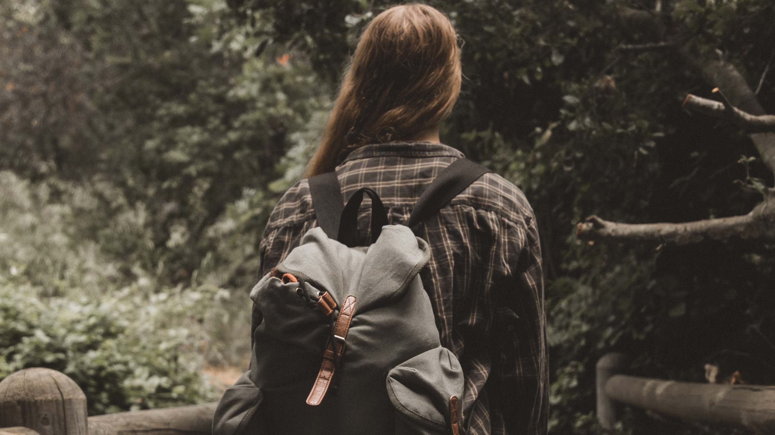 Woman With A Backpack