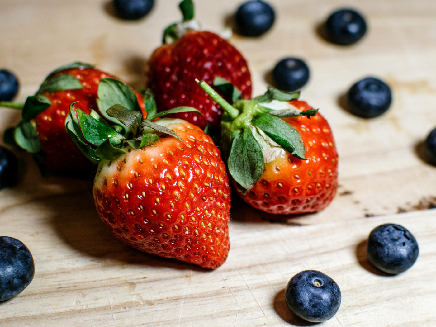 Strawberries and Blueberries