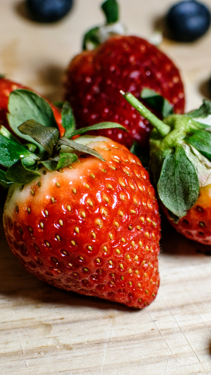 Strawberries and Blueberries