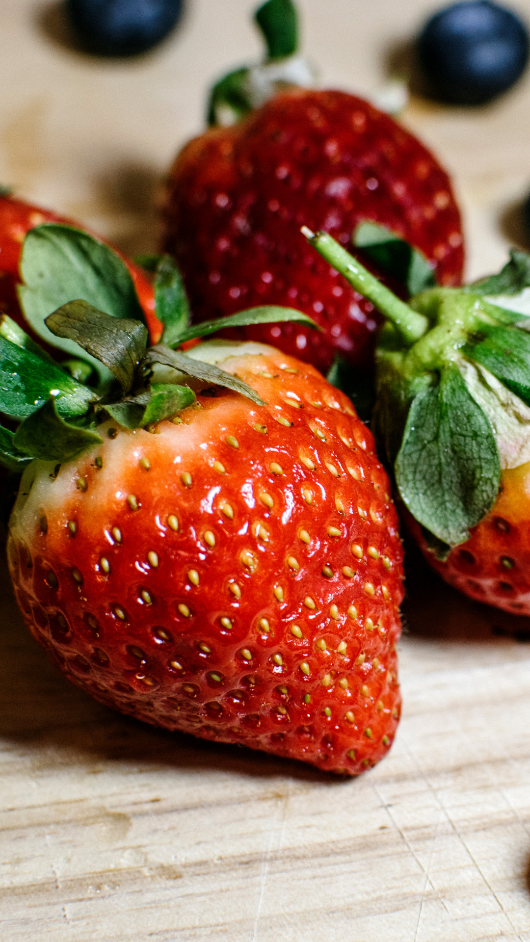 Strawberries and Blueberries