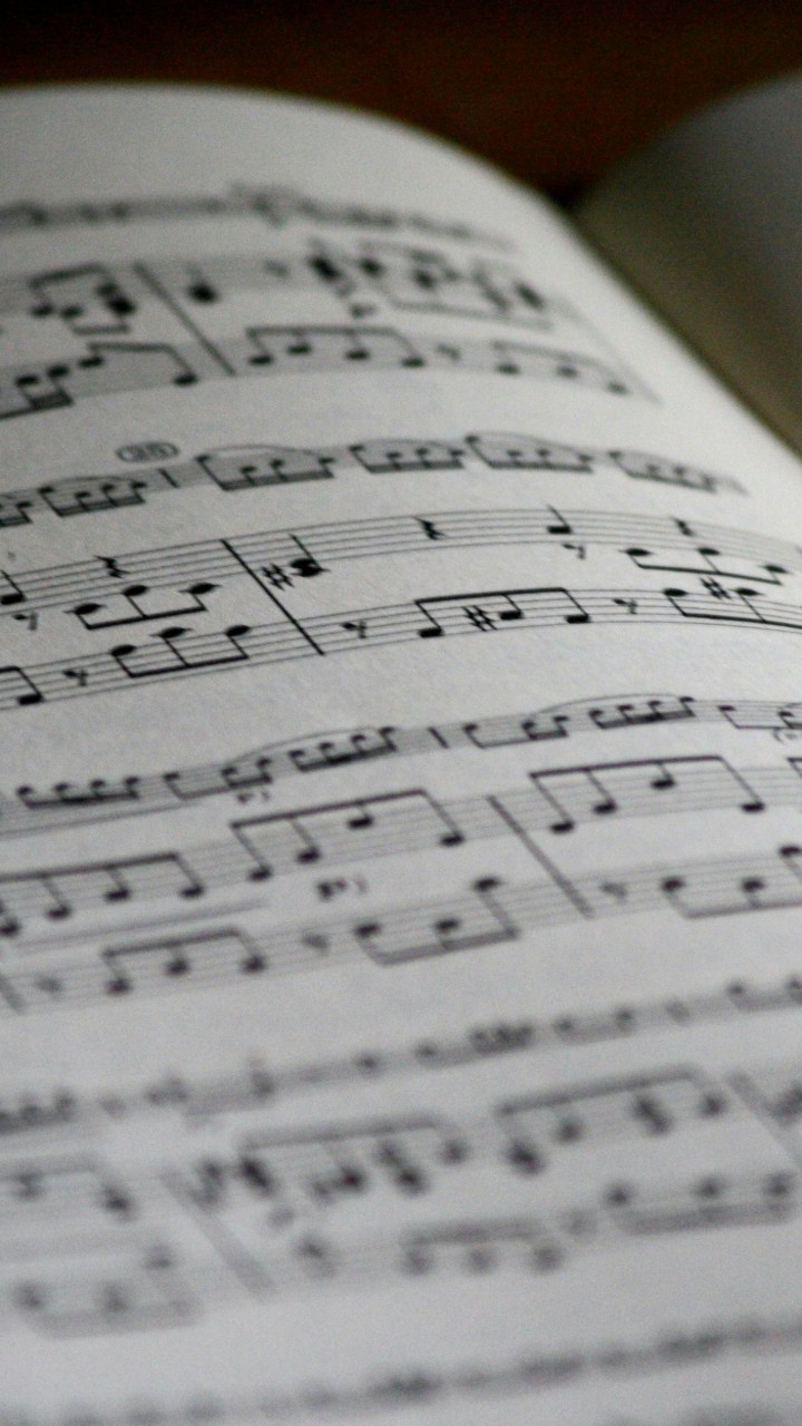 Printed Musical Note Page