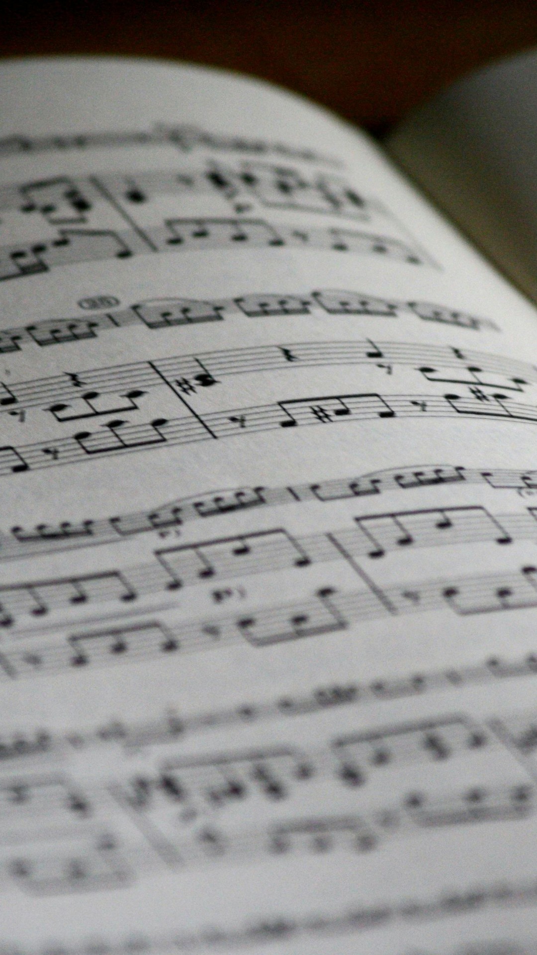 Printed Musical Note Page
