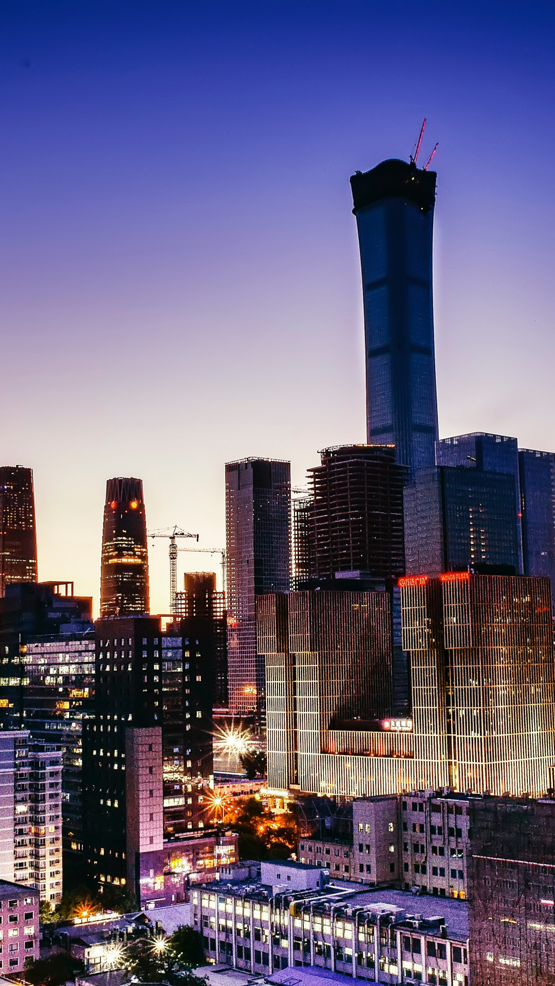 City Buildings during Dusk