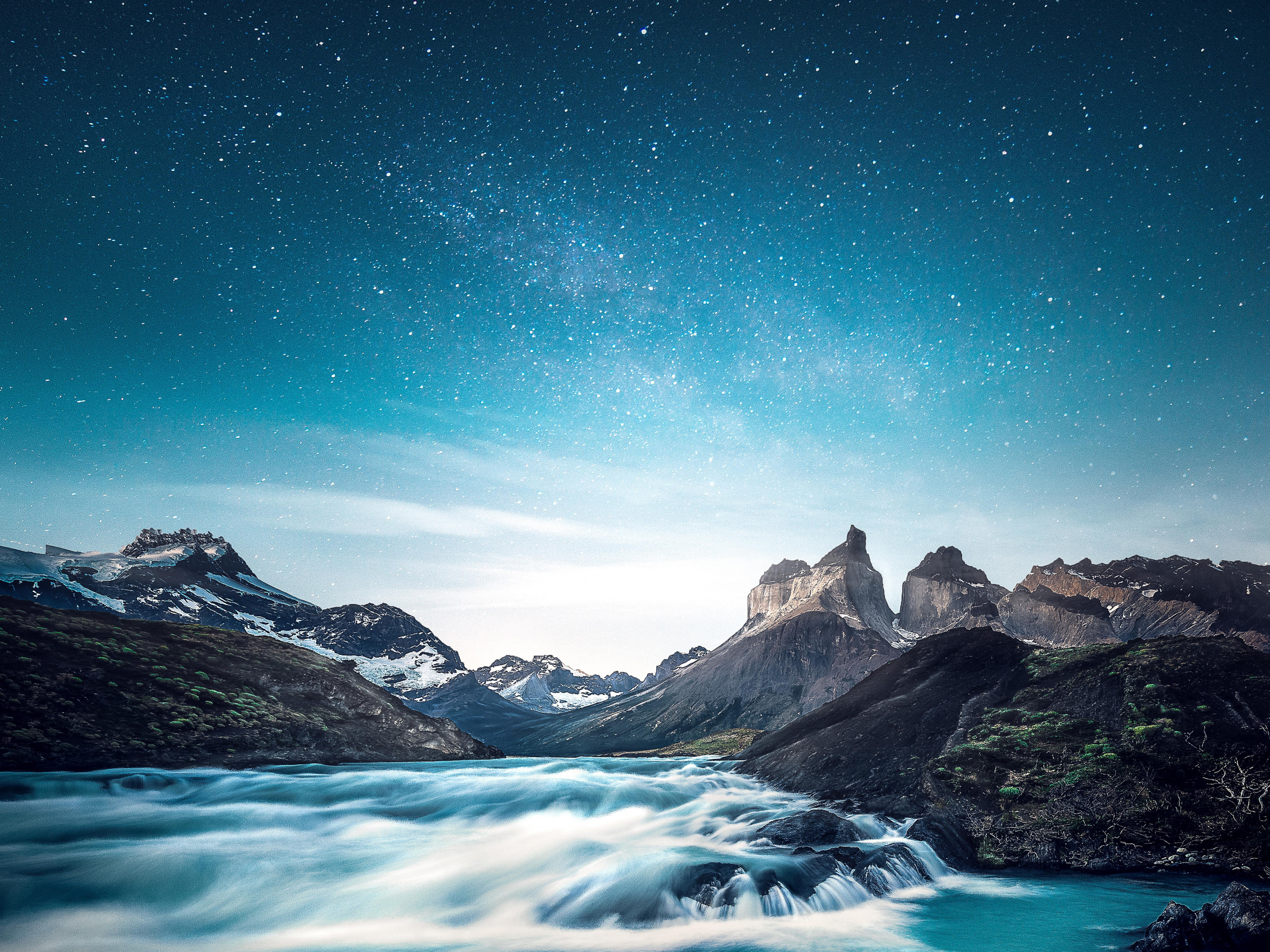 River Surrounded by Rocks