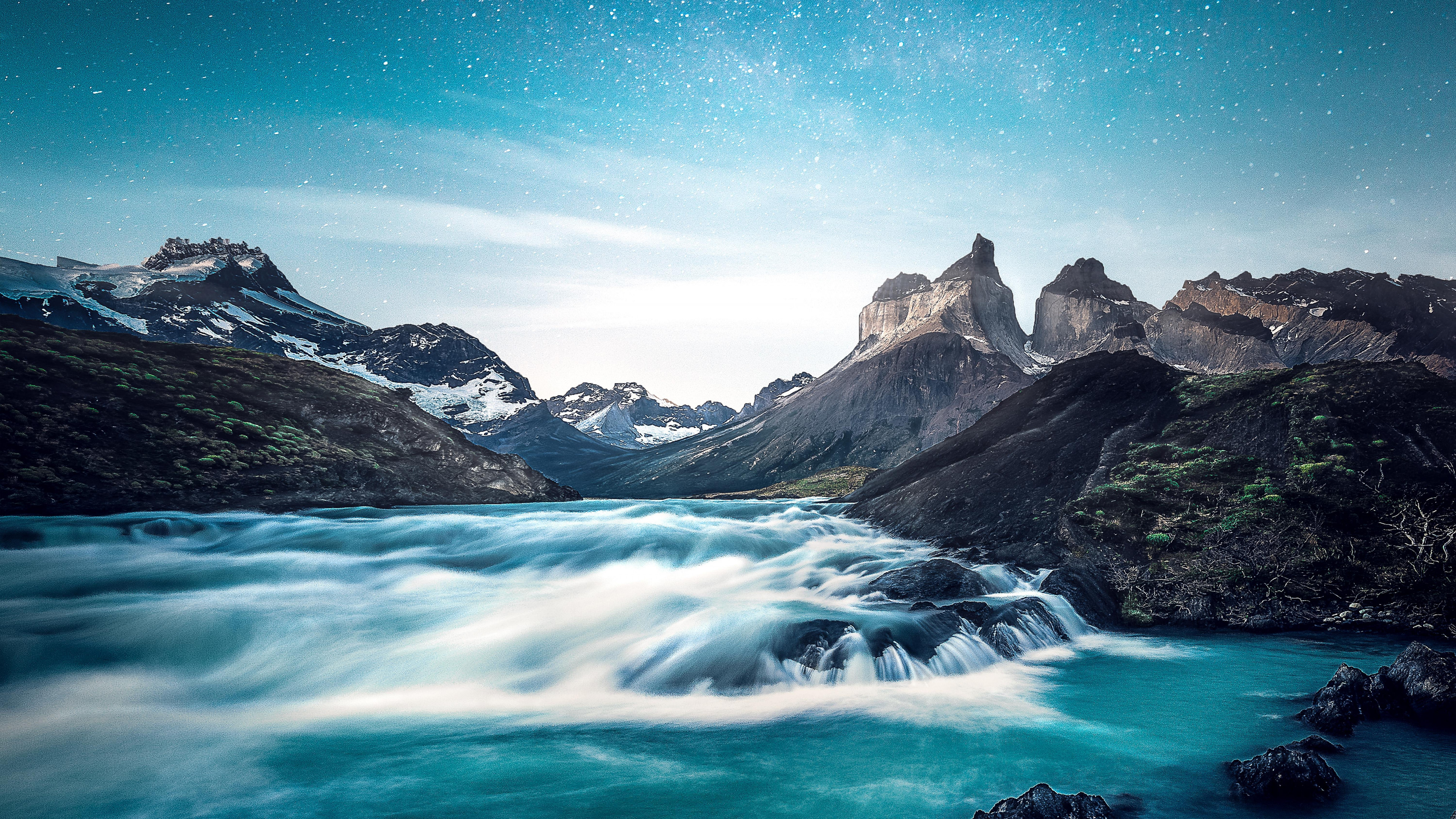 River Surrounded by Rocks