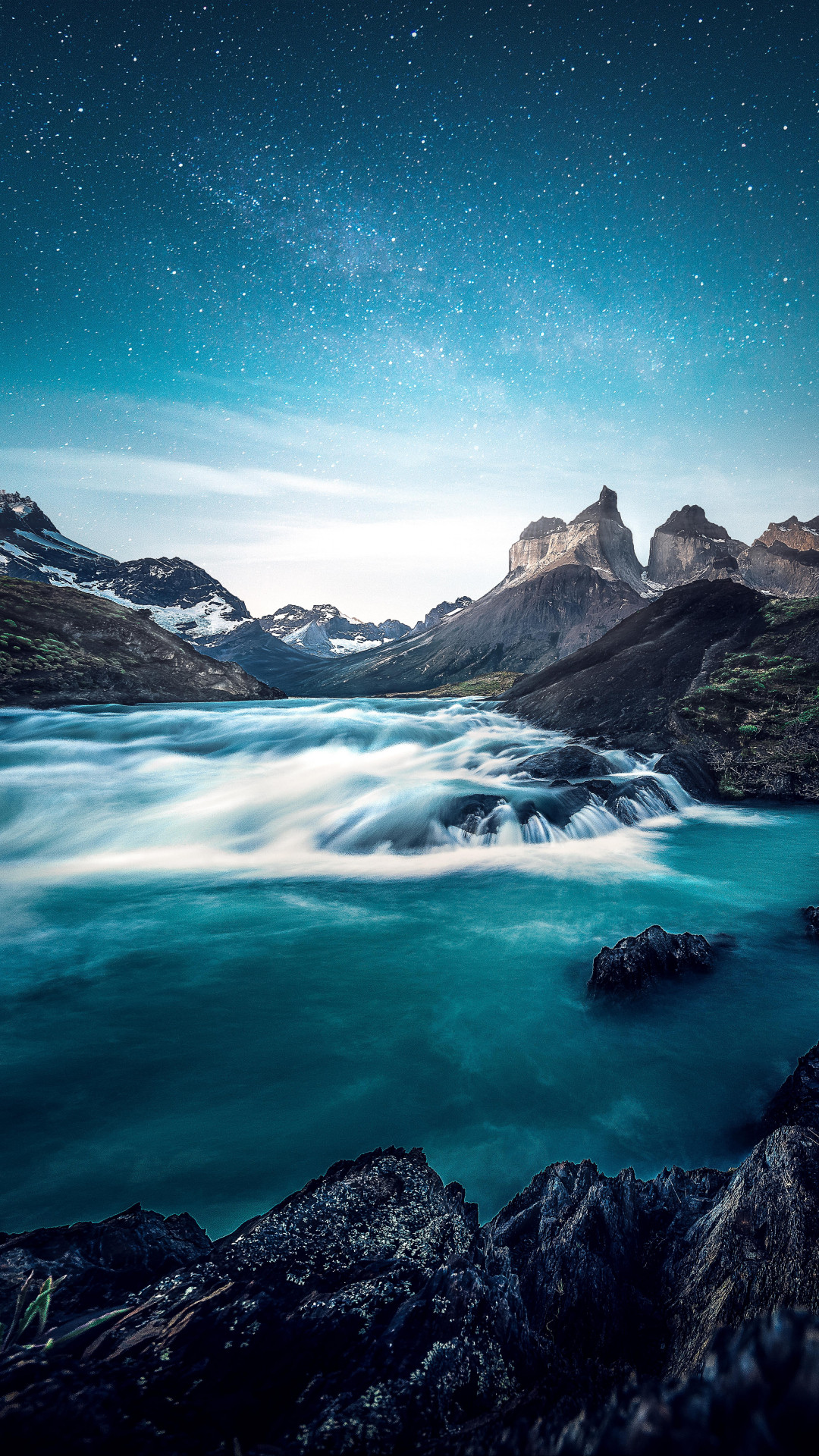 River Surrounded by Rocks