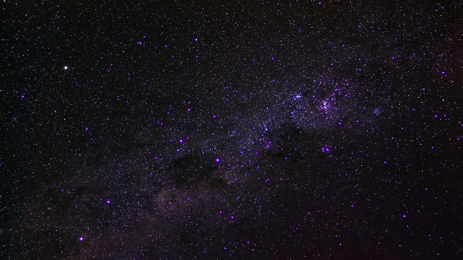 Starry Sky and a Galaxy