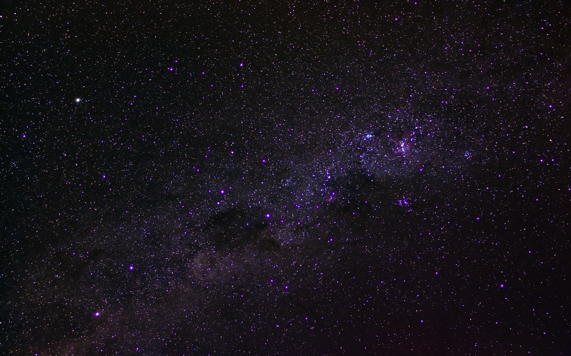 Starry Sky and a Galaxy