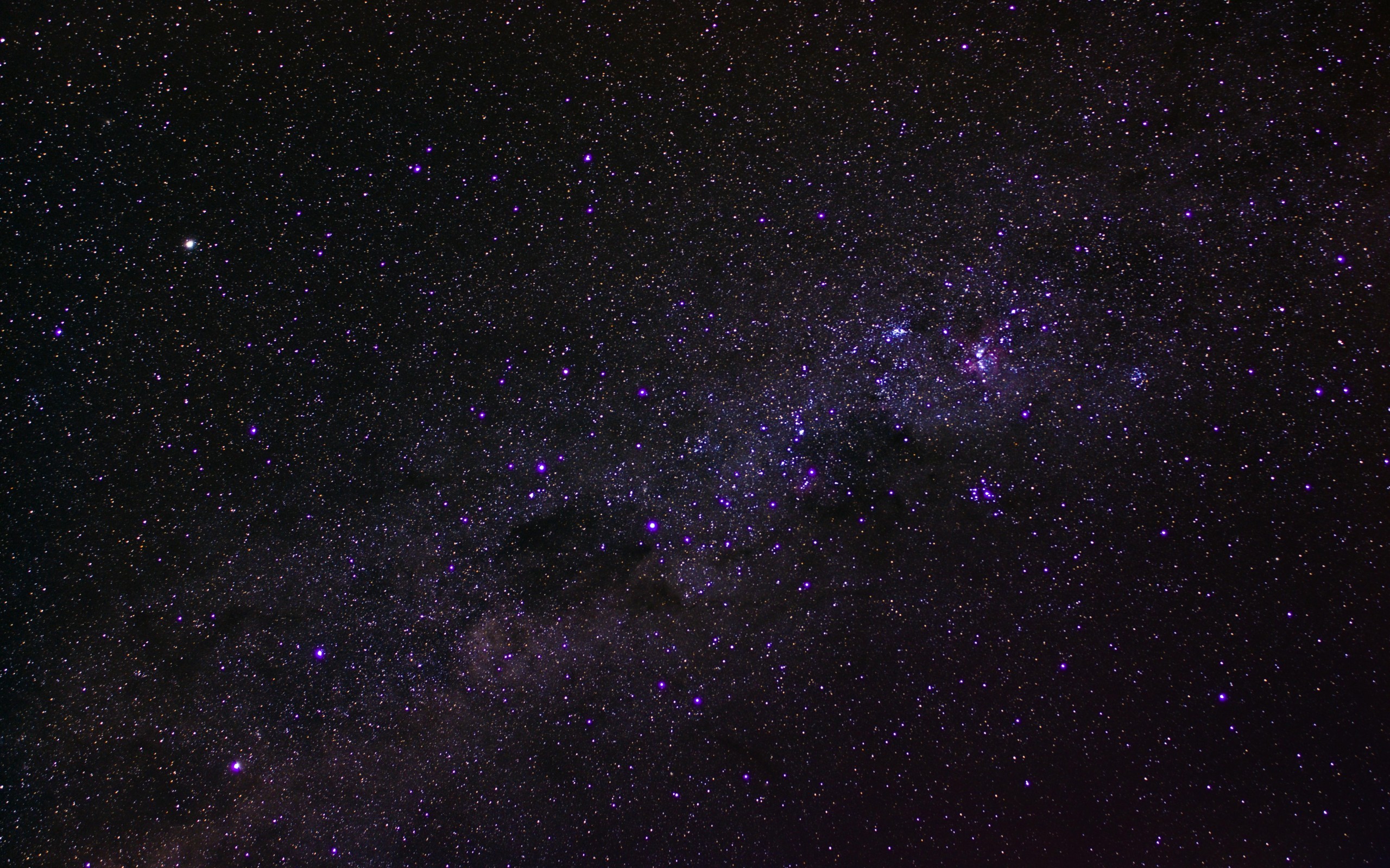 Starry Sky and a Galaxy