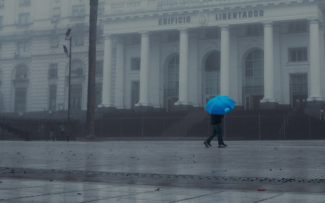 Blue Umbrella