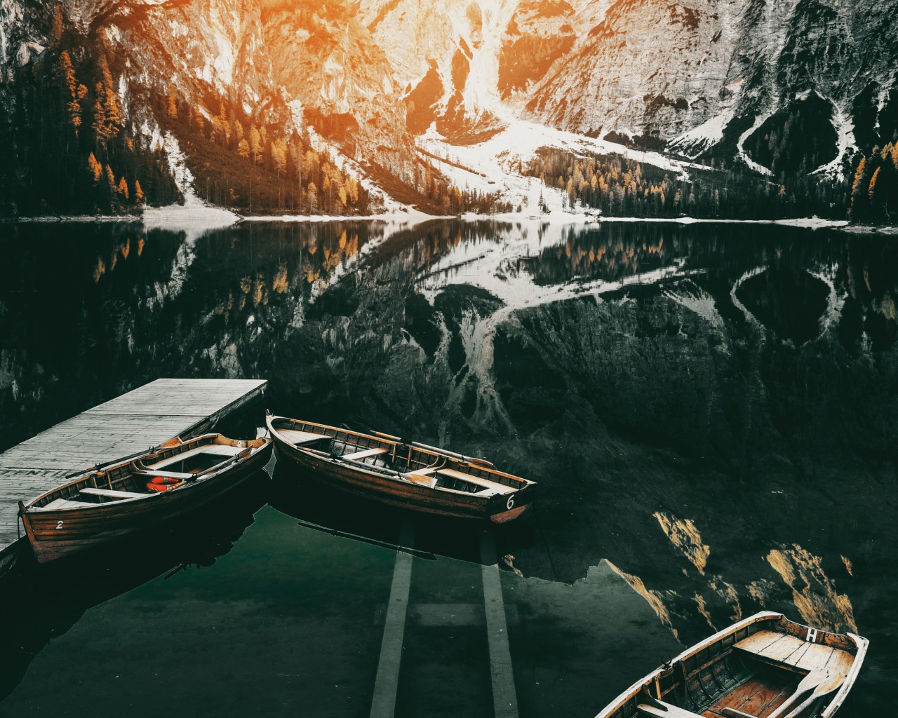 Water Near Mountain