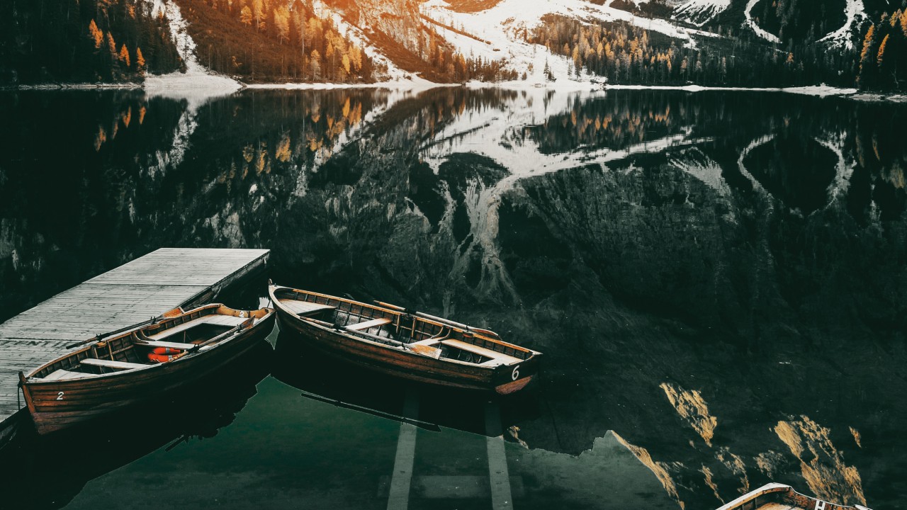 Water Near Mountain