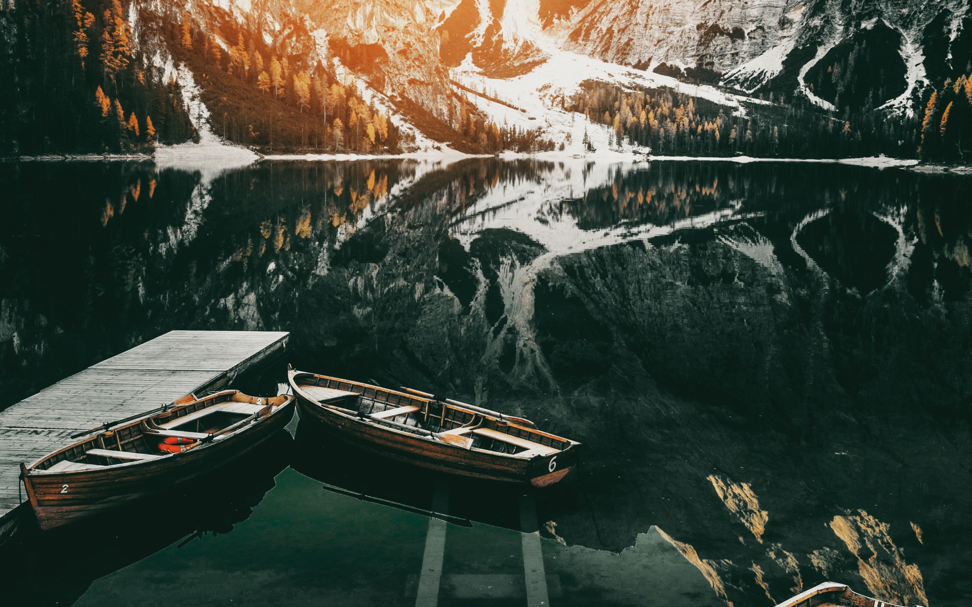 Water Near Mountain
