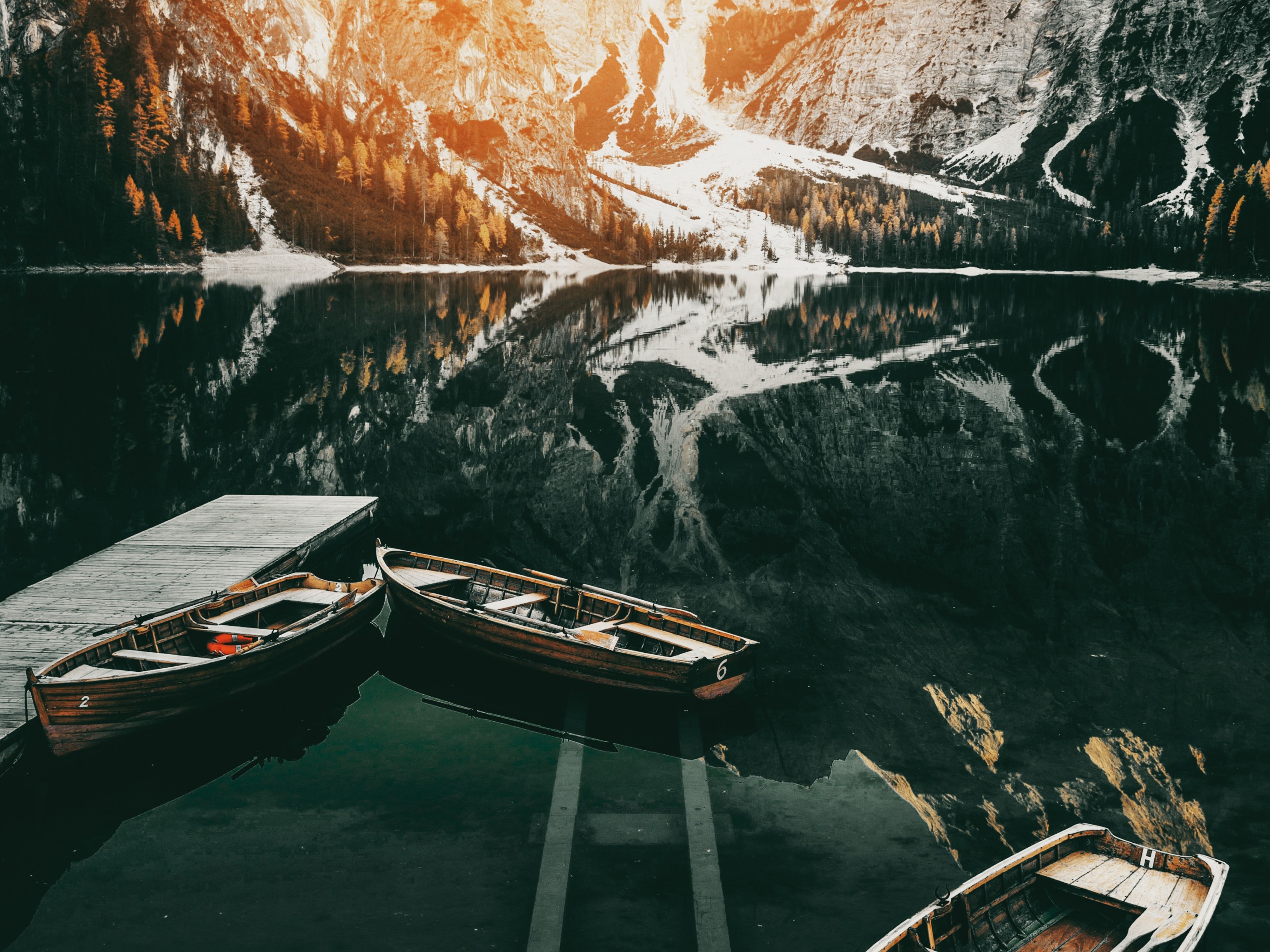 Water Near Mountain